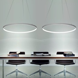 Stmievateľné závesné svietidlo s priemerom 63 W a priemerom 100 cm v modernom dizajne