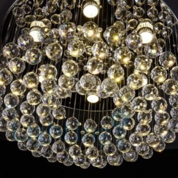 Moderné okrúhle stropné svietidlo K9 Crystal