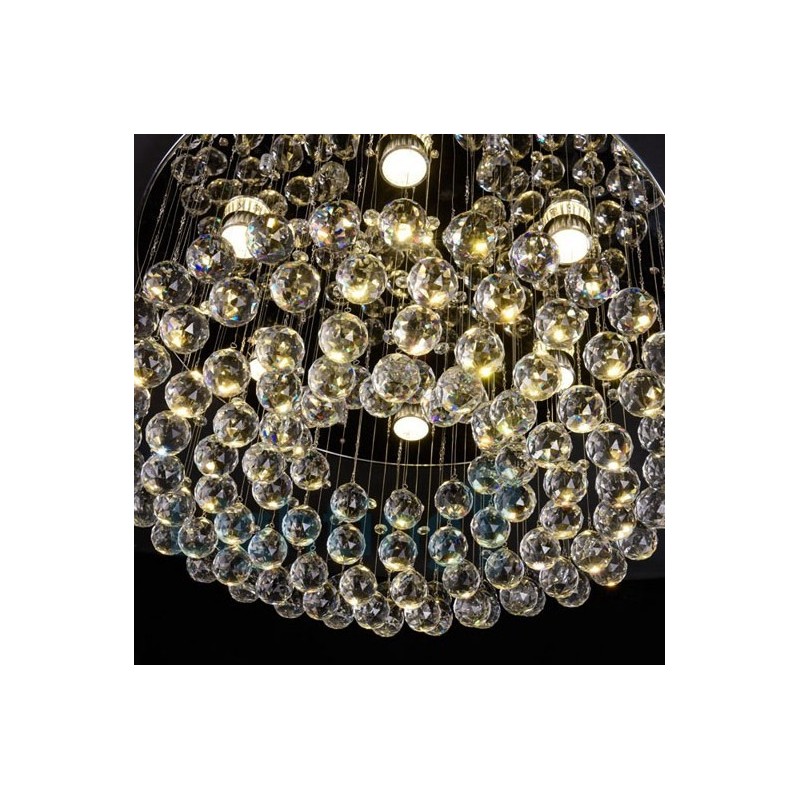 Moderné okrúhle stropné svietidlo K9 Crystal