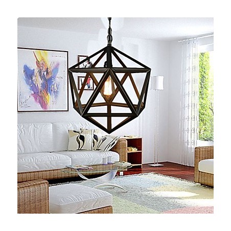 Rustic Lodge Vintage kovový luster