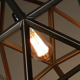 Rustic Lodge Vintage kovový luster