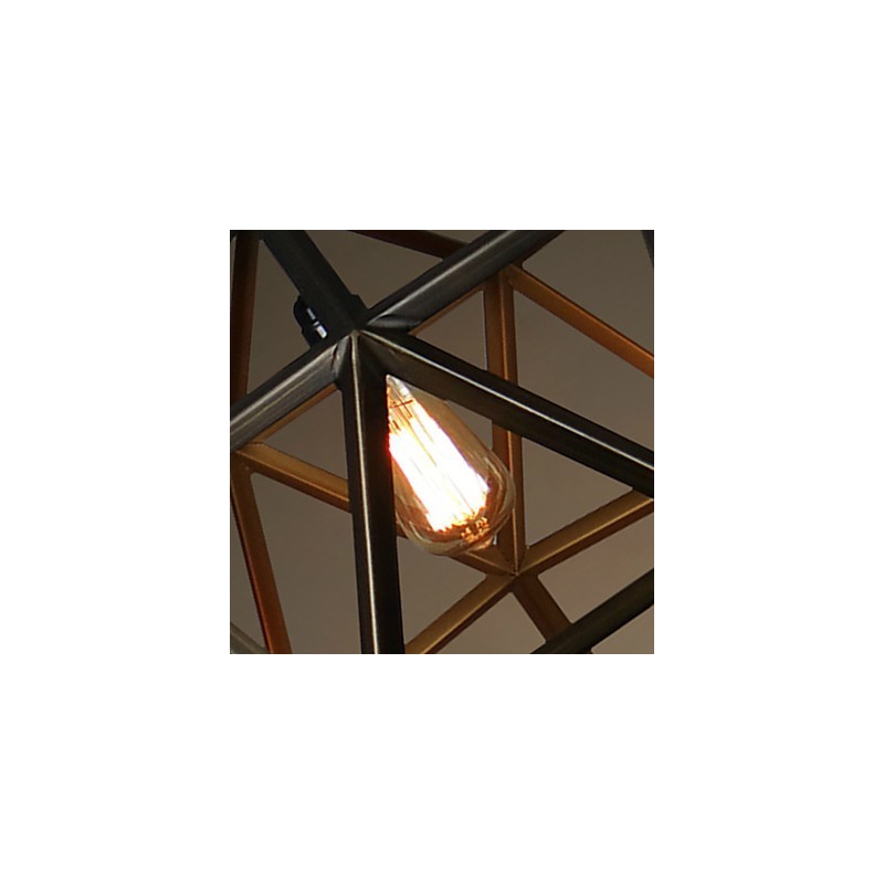 Rustic Lodge Vintage kovový luster