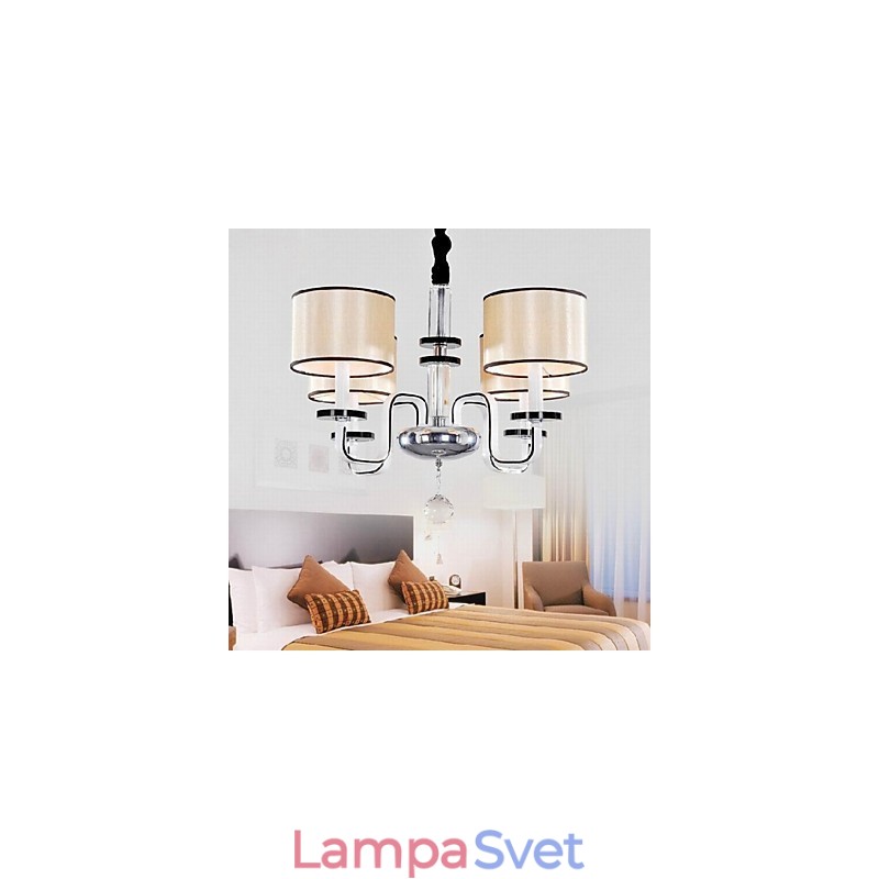 Moderný minimalistický luster Lighting Cloth Art Crystal Luster