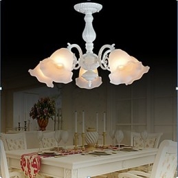 Zapustená montáž Five Lights White European Retro Classic