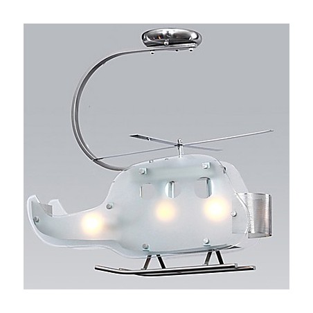 Jednoduchá detská lampa Cartoon Glass Helicopter lampa Jednoduchá detská lampa Cartoon Glass Helicopter lampa