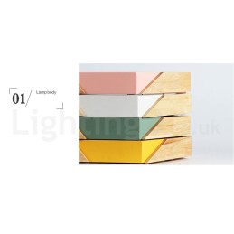 Stmievateľné Macaron Ultra tenké viacfarebné drevené stropné svietidlo s akrylovým tienidlom Stropná lampa v severskom štýle