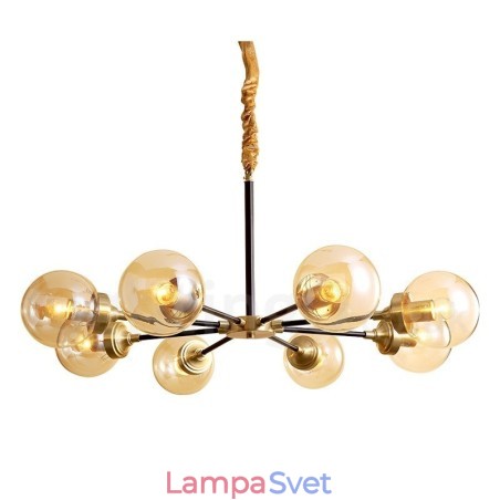 Luxusný rustikálny retro retro mosadzný závesný luster z čistej mosadze so sklenenými tienidlami Luxusný rustikálny retro retro mosadzný závesný luster z čistej mosadze so sklenenými tienidlami