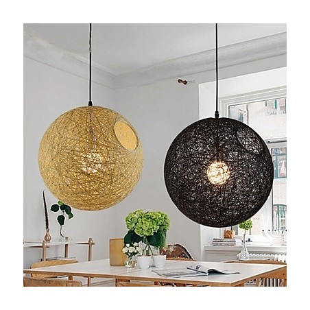 Country Simple Moderné svietidlo Pastoral Rattan Lamp Konopný guľový luster Country Simple Moderné svietidlo Pastoral Rattan Lamp Konopný guľový luster