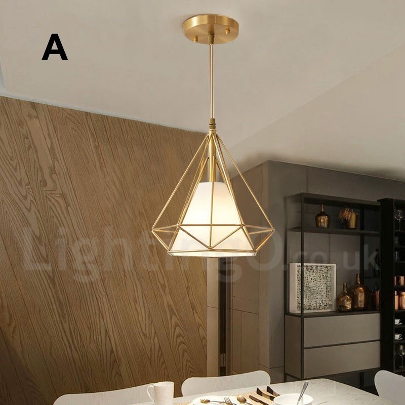 Závesné svietidlo z čistej mosadze Rustic Lodge v severskom štýle s látkovým tienidlom
