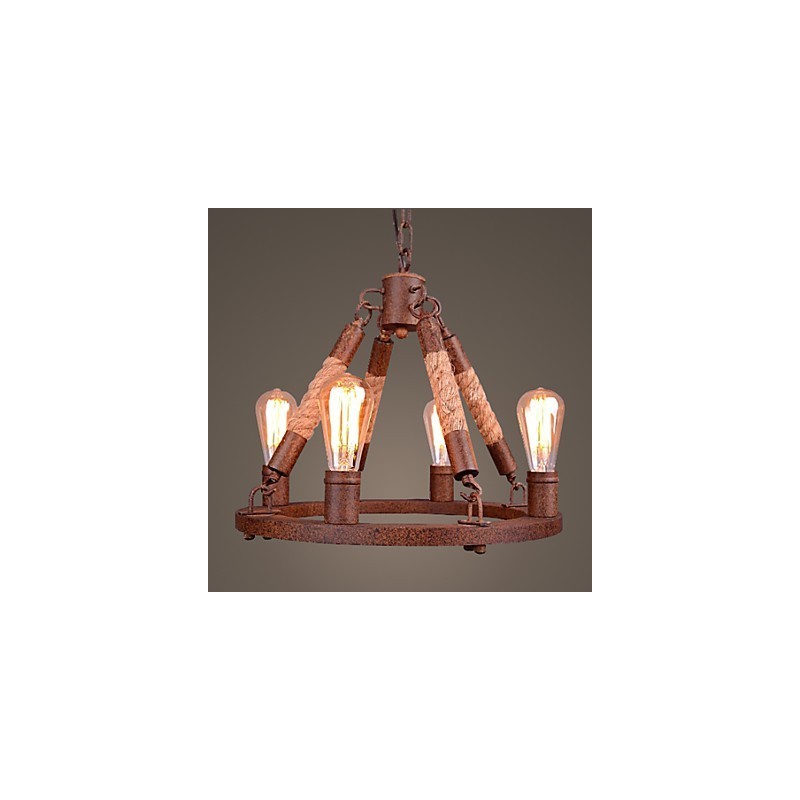 Vintage lanový prívesok Light Loft Kreatívna priemyselná lampa Dekorácia v americkom štýle