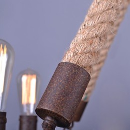 Vintage lanový prívesok Light Loft Kreatívna priemyselná lampa Dekorácia v americkom štýle