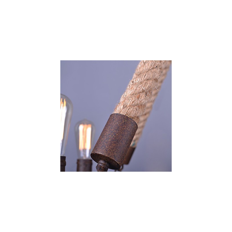 Vintage lanový prívesok Light Loft Kreatívna priemyselná lampa Dekorácia v americkom štýle