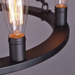 Vintage lanový prívesok Light Loft Kreatívna priemyselná lampa Dekorácia v americkom štýle