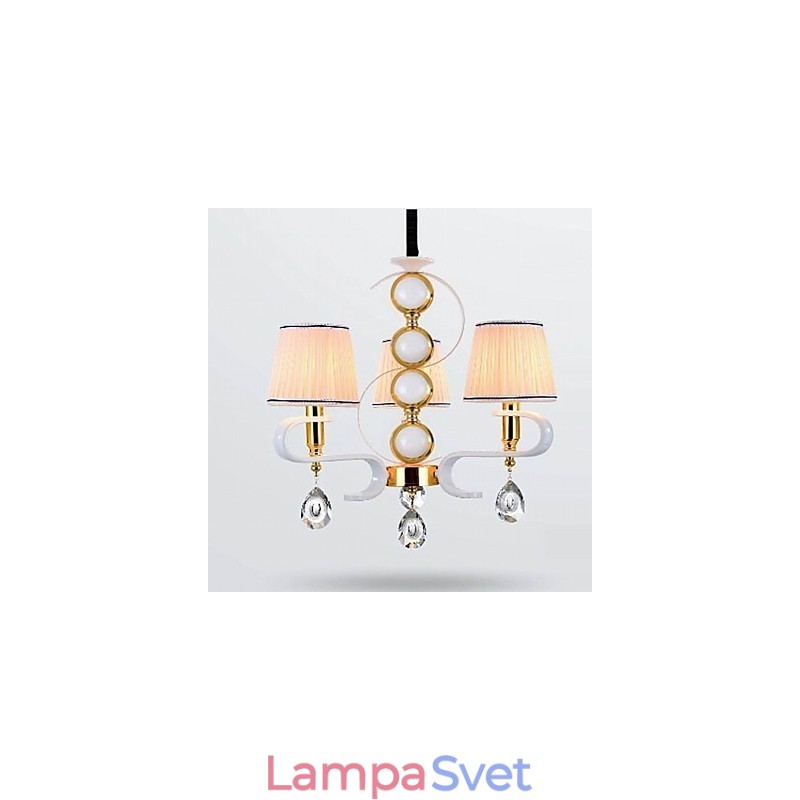 Látkový luster 3 Ľahká moderná minimalistická vysokokvalitná lampa