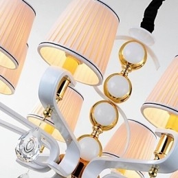 Látkový luster 3 Ľahká moderná minimalistická vysokokvalitná lampa