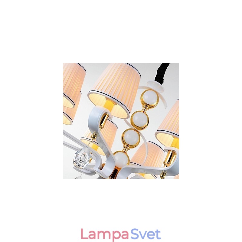 Látkový luster 3 Ľahká moderná minimalistická vysokokvalitná lampa