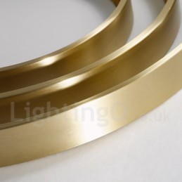 Mosadzné ultratenké okrúhle stmievateľné moderné moderné severské stropné svietidlá s akrylovým tienidlom, ktoré možno použiť aj ako nástenné svietidlo