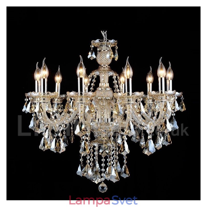Retro Cognac Color K9 Crystal Modern Luster