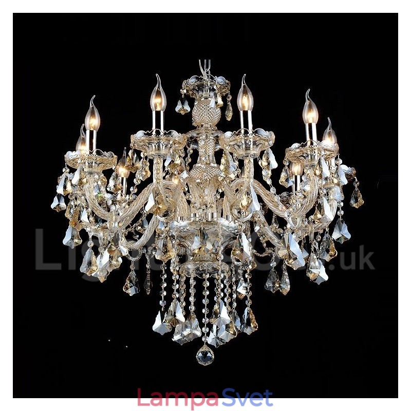 Retro Cognac Color K9 Crystal Modern Luster