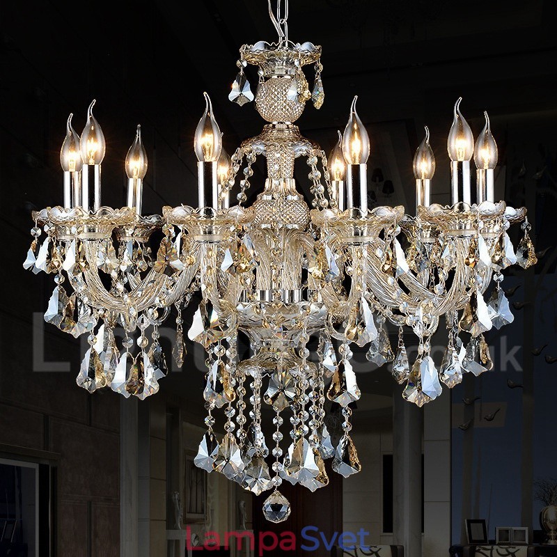 Retro Cognac Color K9 Crystal Modern Luster
