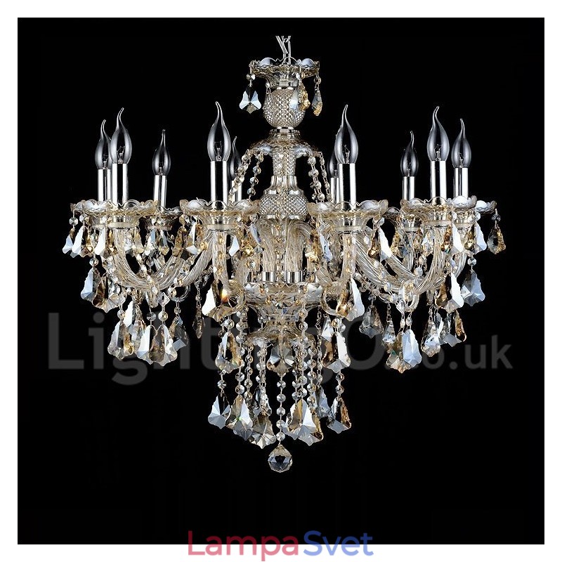 Retro Cognac Color K9 Crystal Modern Luster
