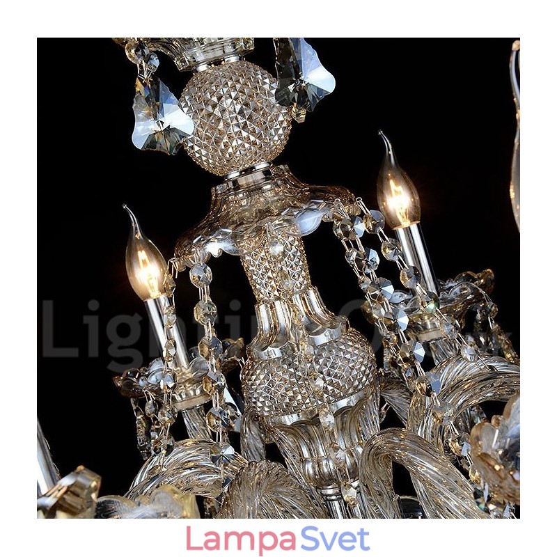 Retro Cognac Color K9 Crystal Modern Luster