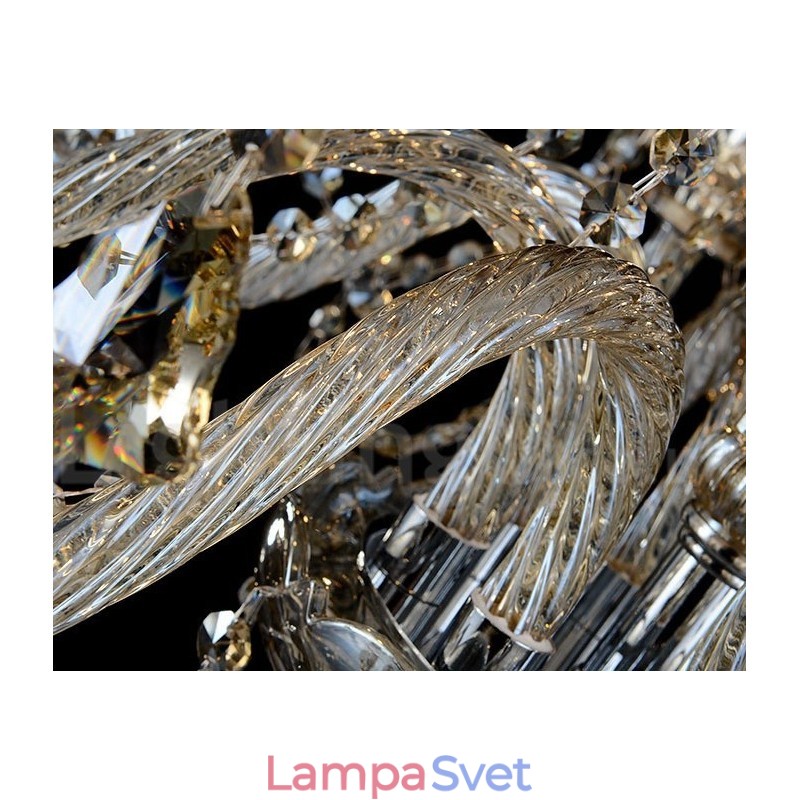 Retro Cognac Color K9 Crystal Modern Luster