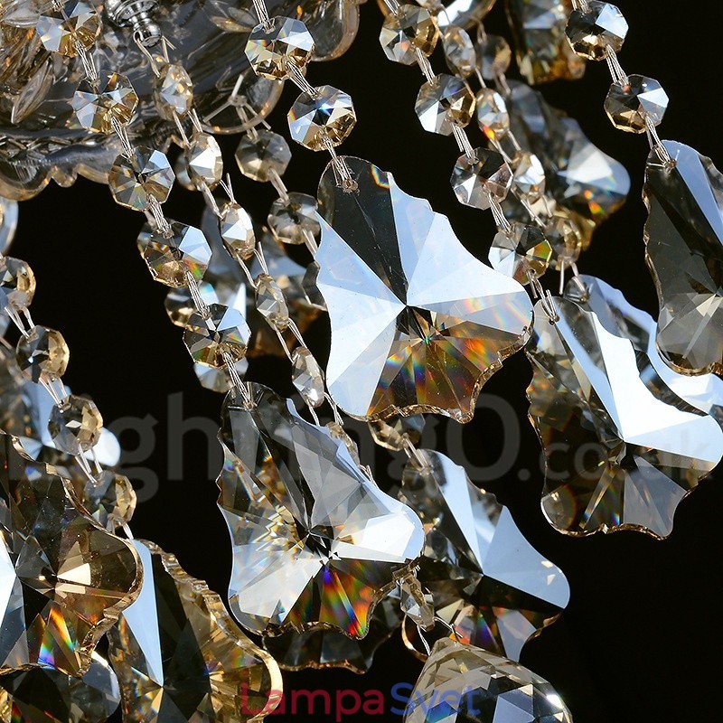 Retro Cognac Color K9 Crystal Modern Luster