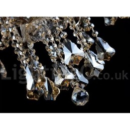 Retro Cognac Color K9 Crystal Modern Luster