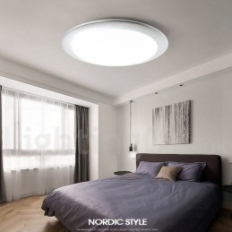 4 cm hrubé super tenké stmievateľné moderné moderné severské stropné svietidlá s akrylovým tienidlom s diaľkovým ovládaním, ktoré možno použiť aj ako nástenné svietidlo