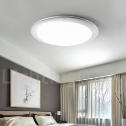 4 cm hrubé super tenké stmievateľné moderné moderné severské stropné svietidlá s akrylovým tienidlom s diaľkovým ovládaním, ktoré možno použiť aj ako nástenné svietidlo