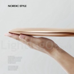 4 cm hrubé super tenké stmievateľné moderné moderné severské stropné svietidlá s akrylovým tienidlom s diaľkovým ovládaním, ktoré možno použiť aj ako nástenné svietidlo