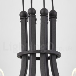 6 ľahkých lustrov Nordic Post Modern Design Luster s akrylovými tienidlami