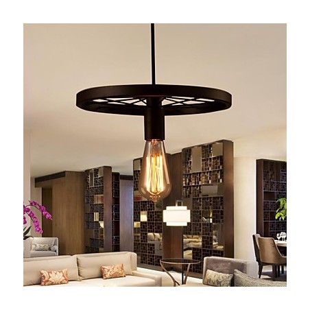 Priemyselné 1 svietidlo Vintage In Iron Shade Pendant Light Priemyselné 1 svietidlo Vintage In Iron Shade Pendant Light
