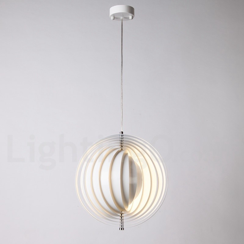 Globe White Rotate Postmoderné DIY závesné svietidlo