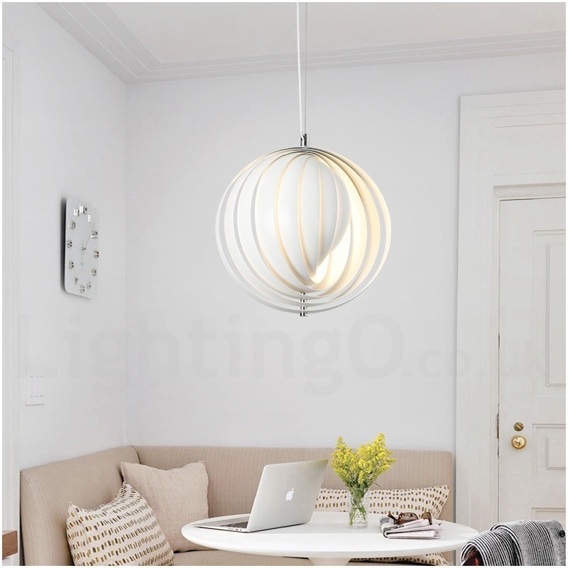 Globe White Rotate Postmoderné DIY závesné svietidlo