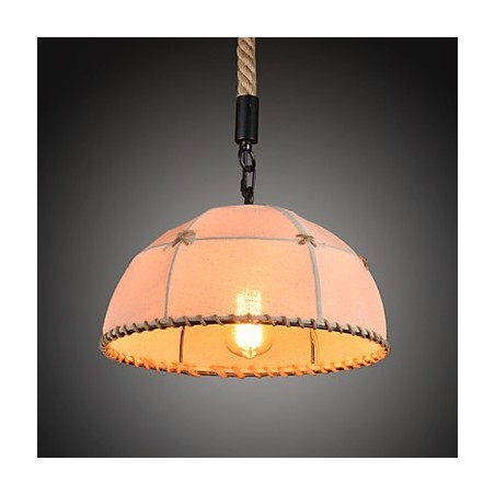 Retro ručne vyrábaná krajská lusterová lampa z konopného lana v industriálnom vidieckom štýle Retro ručne vyrábaná krajská lusterová lampa z konopného lana v industriálnom vidieckom štýle