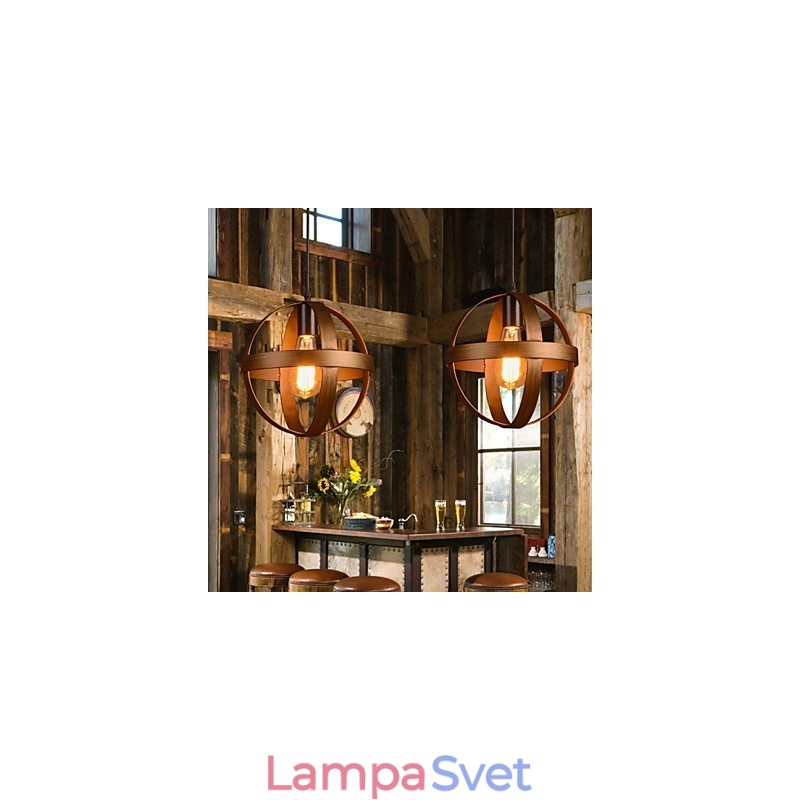 Retro Iron Lamp Moderný minimalistický luster v industriálnom štýle