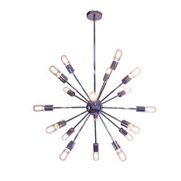 Luster Modern Globe Living Prívesok Jedáleň Nákupný Obchod Nočný Kov Chróm