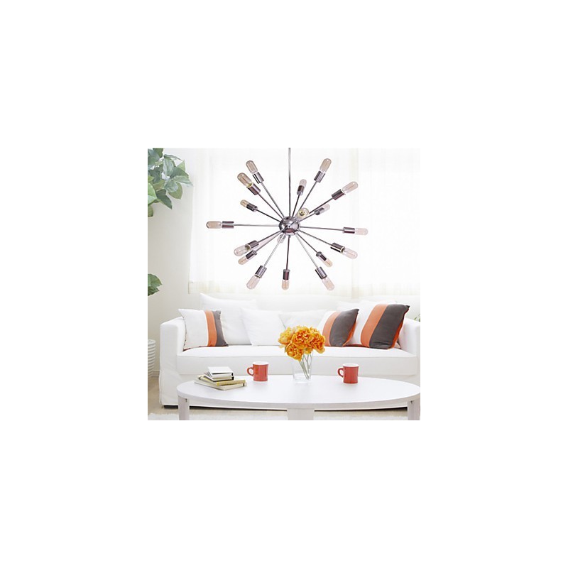 Luster Modern Globe Living Prívesok Jedáleň Nákupný Obchod Nočný Kov Chróm