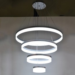 Akrylový lusterový prsteň Závesné svietidlá s