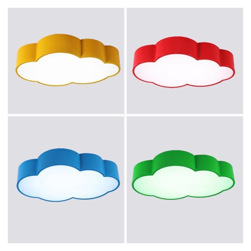 Macaron Multicolor Cloud Moderné zapustené stropné svietidlá v severskom štýle s akrylovým tienidlom