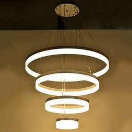 Akrylový lusterový prsteň Závesné svietidlá s