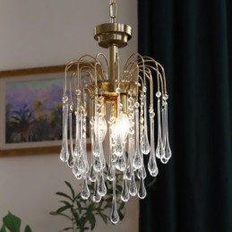 Svietidlo Water Drop Glass Luster