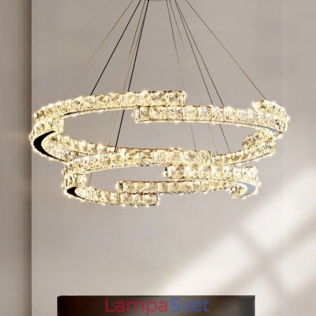Okrúhle krištáľové závesné svietidlo Luxusné interiérové stropné svietidlo K9 Crystal Okrúhle krištáľové závesné svietidlo Luxusné interiérové stropné svietidlo K9 Crystal