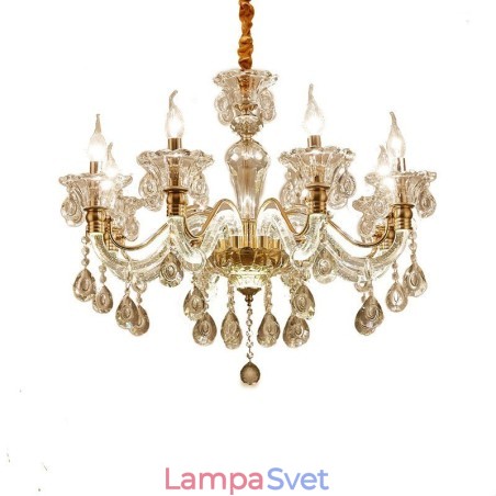 Luxusný krištáľový luster K9 krištáľový luster so svietiacim ramenom Luxusný krištáľový luster K9 krištáľový luster so svietiacim ramenom