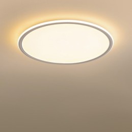 Severské 3,5 cm hrubé okrúhle, celospektrálne, ochrana zraku Vnútorné stmievateľné stropné svietidlo