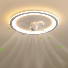 Severské okrúhle ultratenké tiché neviditeľné stmievateľné zapustené ventilátorové svetlo Ochrana očí s plným spektrom
