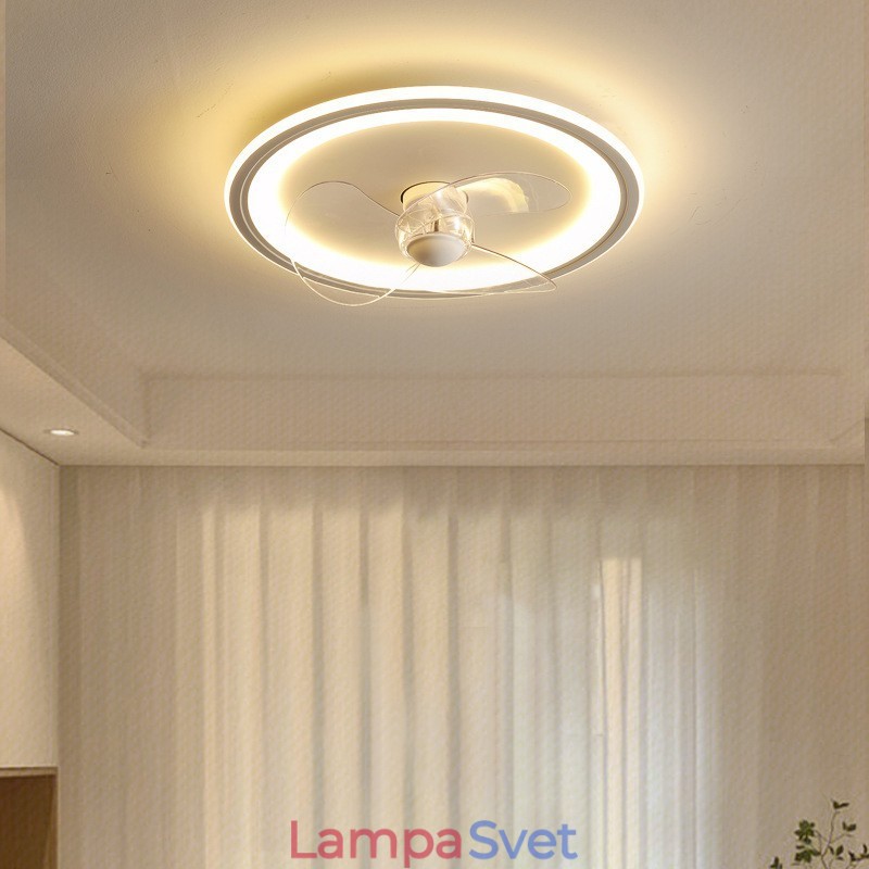 Severské okrúhle ultratenké tiché neviditeľné stmievateľné zapustené ventilátorové svetlo Ochrana očí s plným spektrom