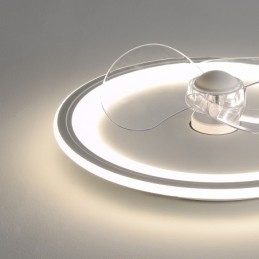 Severské okrúhle ultratenké tiché neviditeľné stmievateľné zapustené ventilátorové svetlo Ochrana očí s plným spektrom